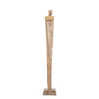 SKULPTUR Symon Braun 16/16/103cm - Braun, Metall (16/103/16cm) - PTMD Collection