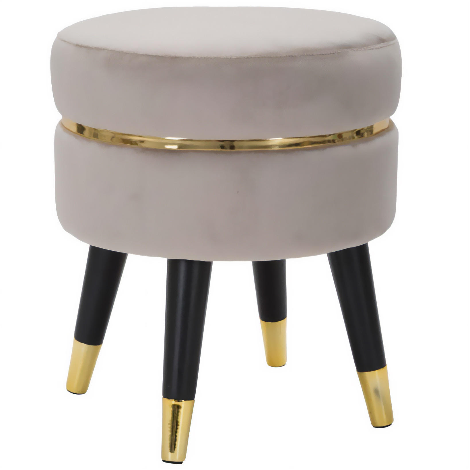 HOCKER Paris 35/35/40,5 cm - Grau, Kunststoff (35/40.5/35cm) - Mauro Ferretti