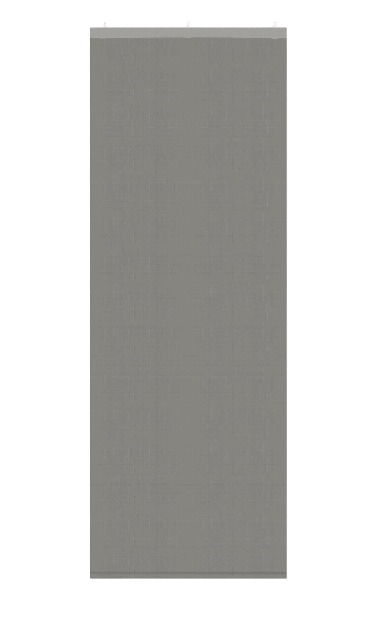 Gardinenbox Schiebegardine Grau 60x245 cm