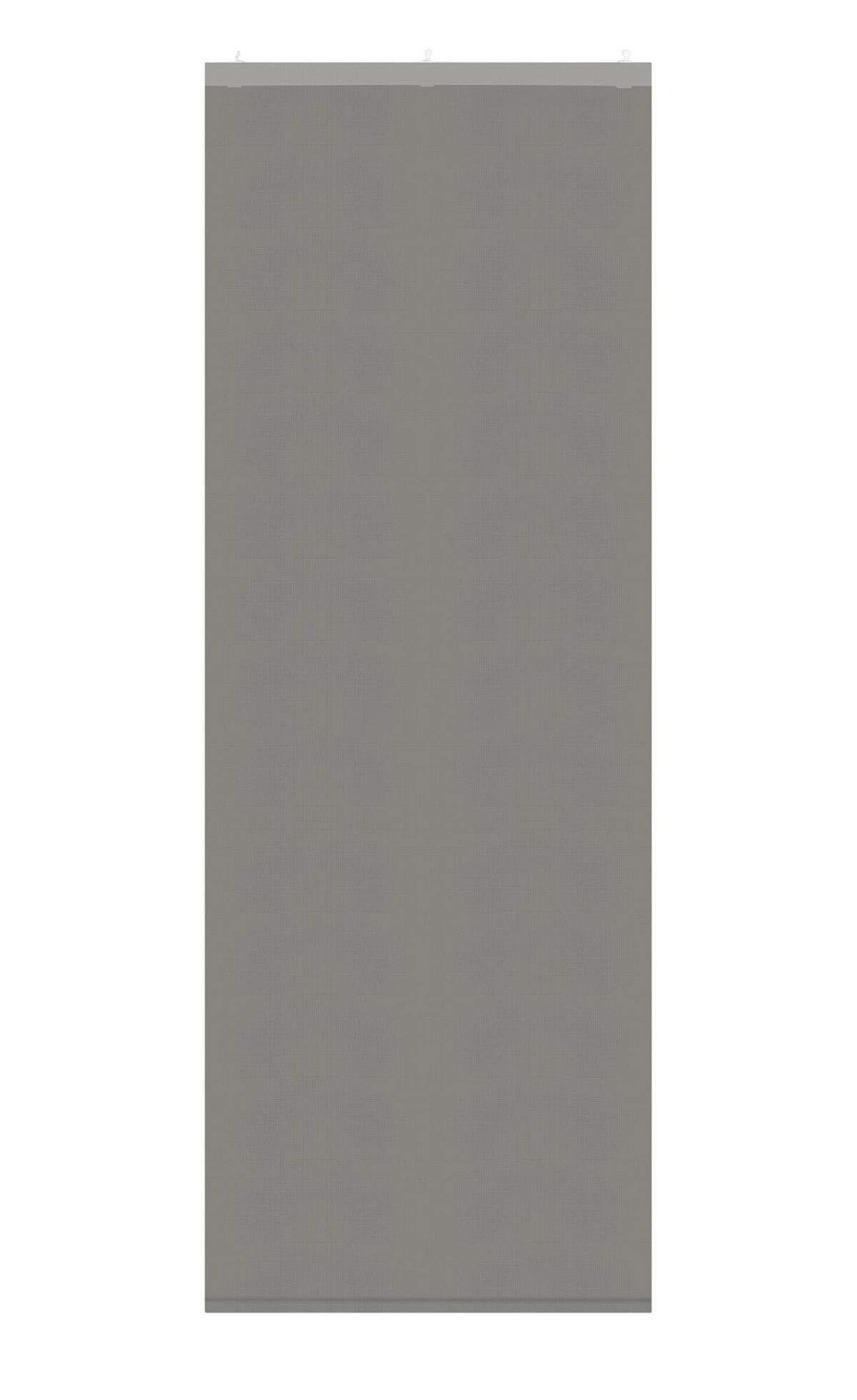 SCHIEBEGARDINE New Amsterdam HxB 245x60 cm Grau - Grau, Textil (60/245cm) - Gardinenbox