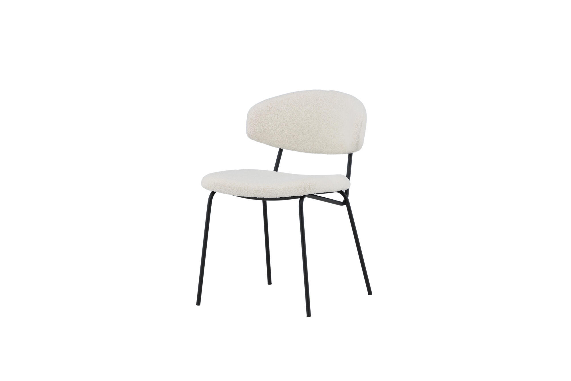 ESSZIMMERSTUHL CHICO Weiß 50x57x79 cm - Weiß, Textil (50/79/57cm) - FURNLUX