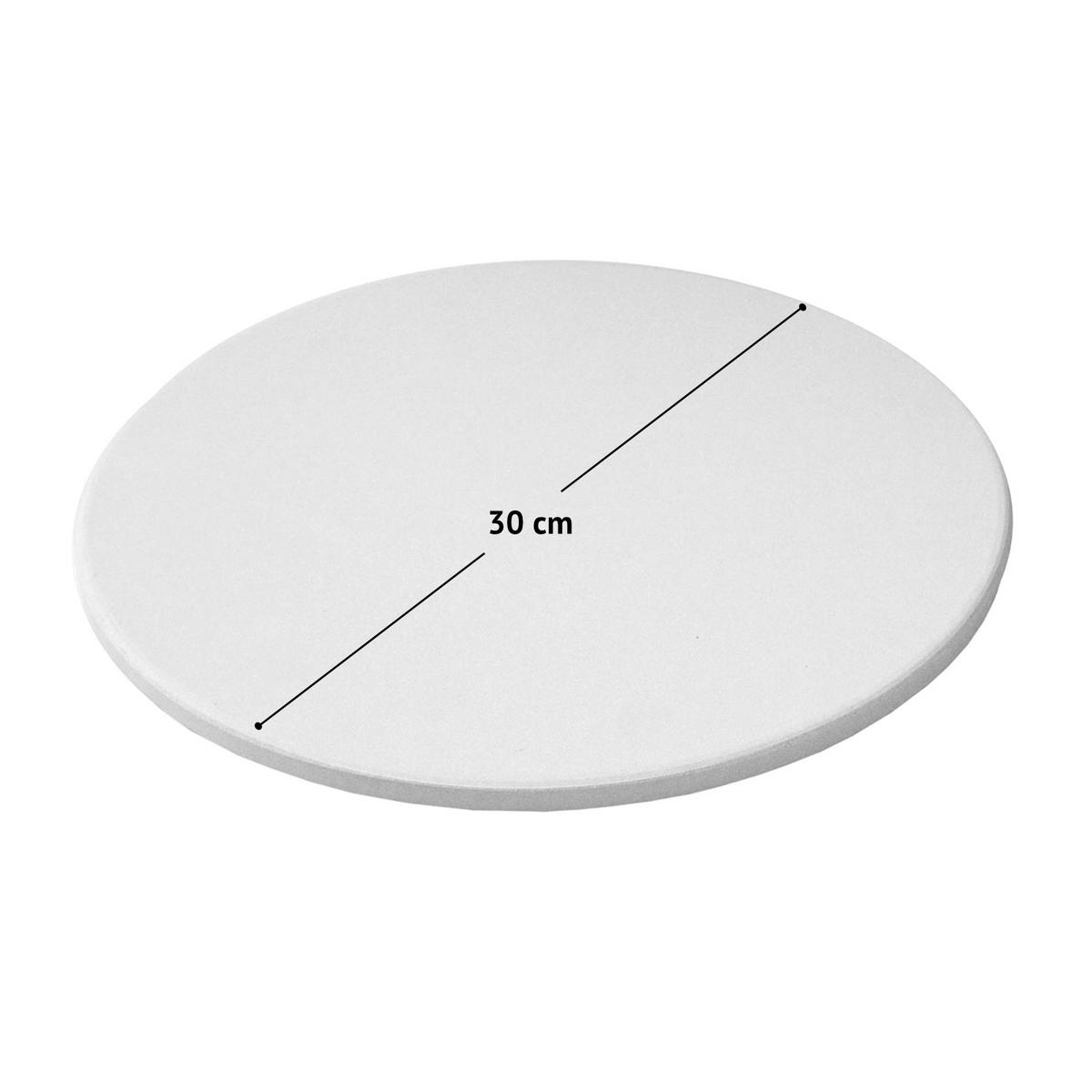 PIZZASTEIN rund - Naturfarben, Stein (30/1/30cm) - TAINO