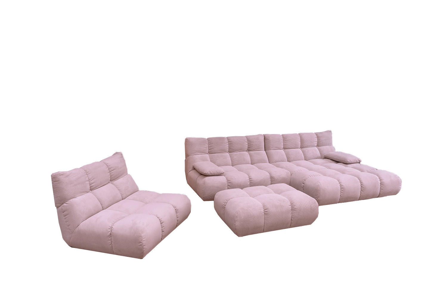 Kawola Sitzgruppe Pink 510x85x359 cm