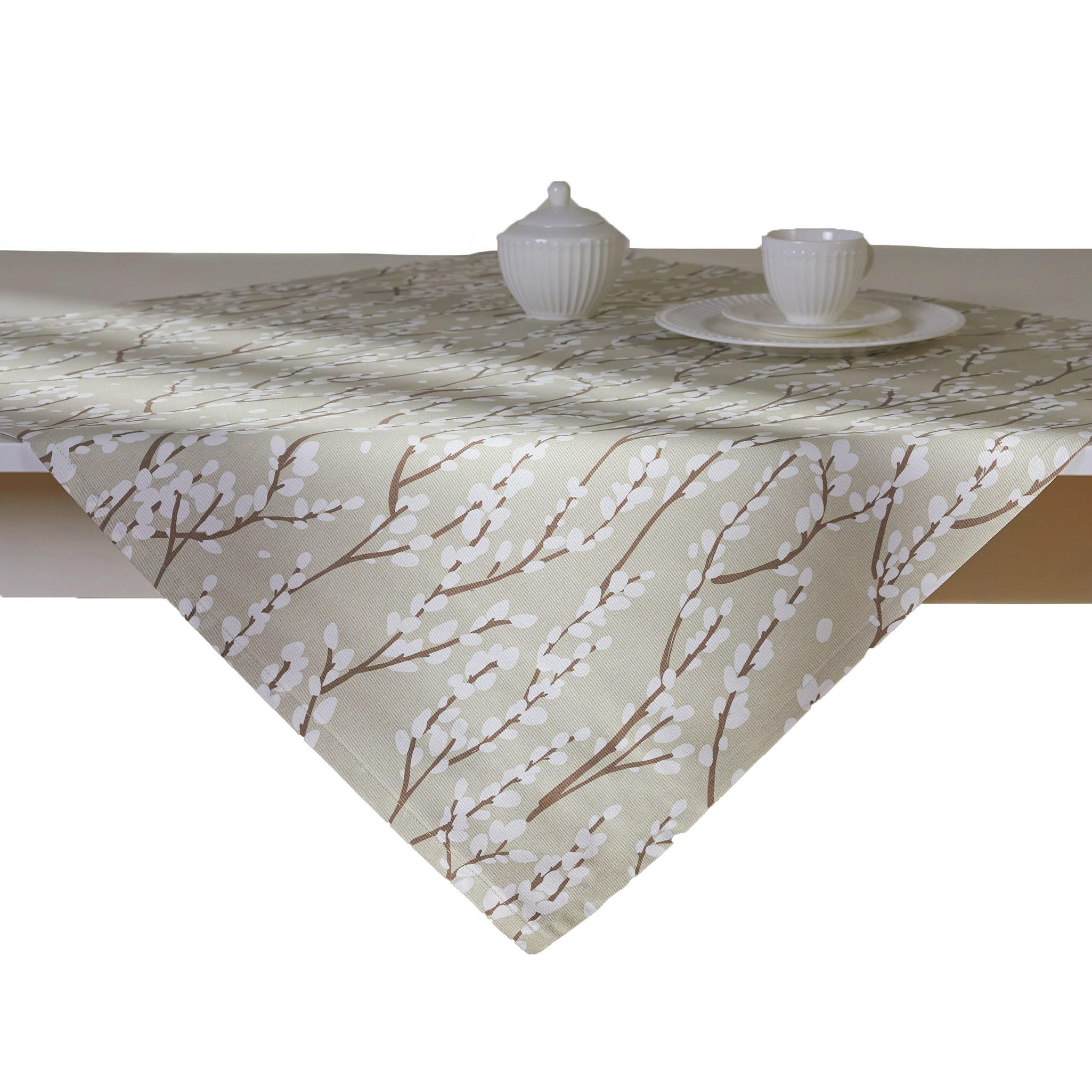 TISCHDECKE Veriba - Beige, Textil (80/80/1cm) - home&you