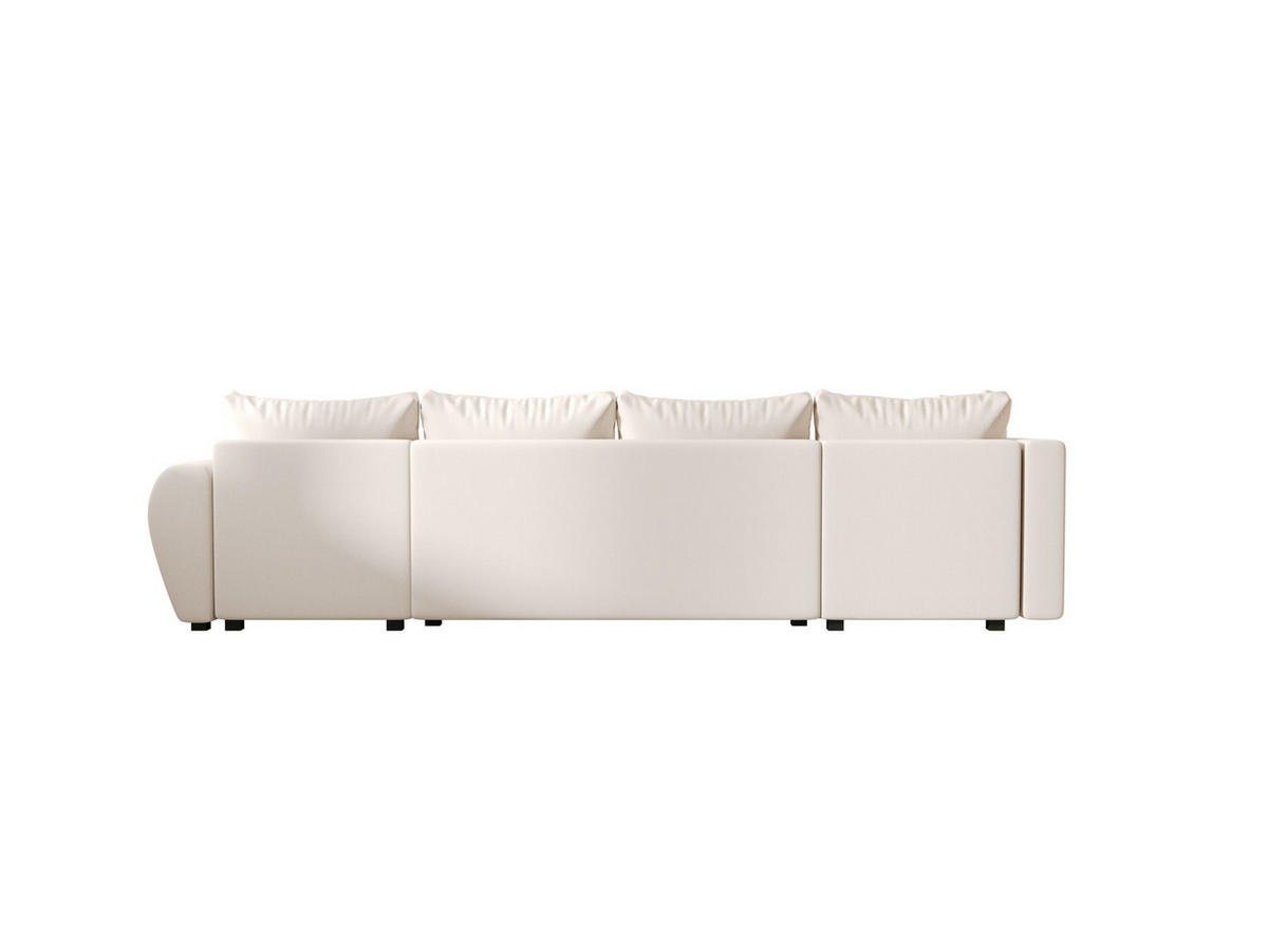 WOHNLANDSCHAFT MOLISA U PLUS Cosmic 10 Rechts mit Schlaffunktion - Beige, Textil (303/82/208cm) - Bedante