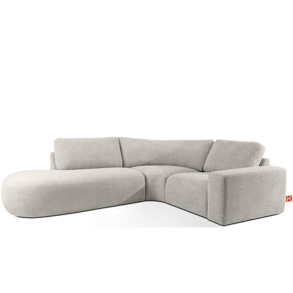 ECKSOFA LINKS ZUCCO, Braun - Braun, Holz/Holzwerkstoff (224/293cm) - KONSIMO®