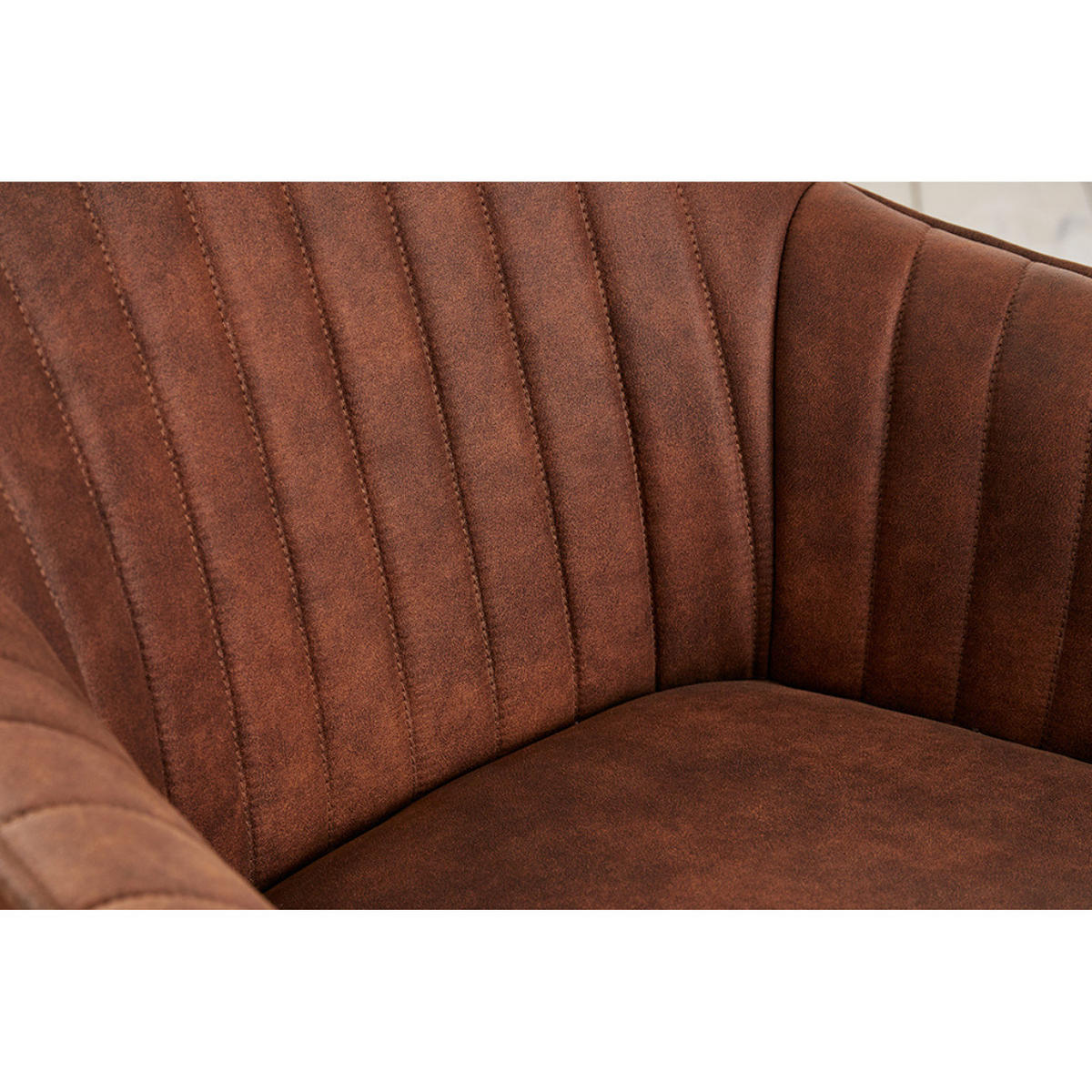 ARMLEHNSTUHL LIVORNO Microfaser Braun - Braun, Textil (62/84/62cm) - riess-ambiente