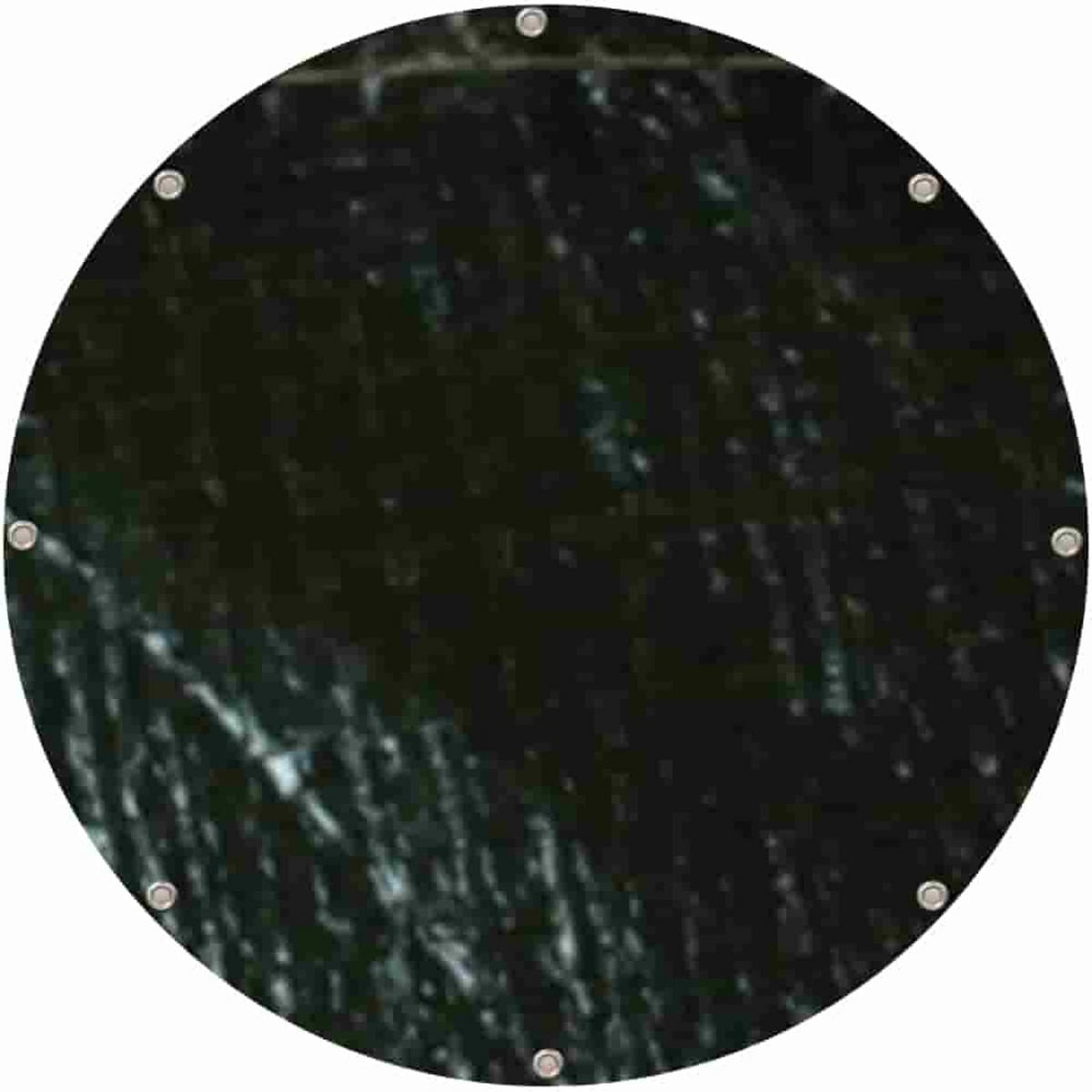 SCHUTZPLANE rund, 210g/m², 5 Meter, wasserdicht - Schwarz, Kunststoff (500/1/1cm) - BONI-SHOP