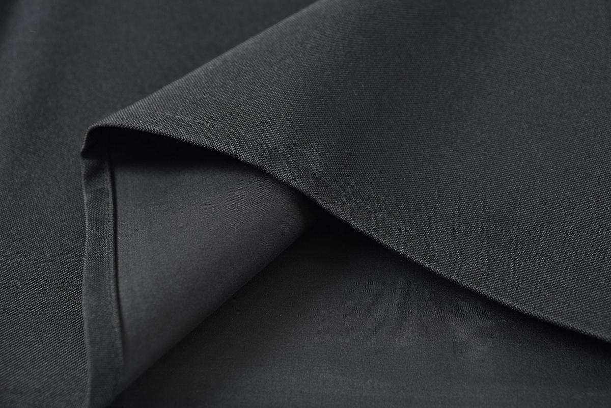 VORHANG BOSTON DARK HxB 245x140 cm Schwarz - Schwarz, Textil (140/245cm) - Gardinenbox