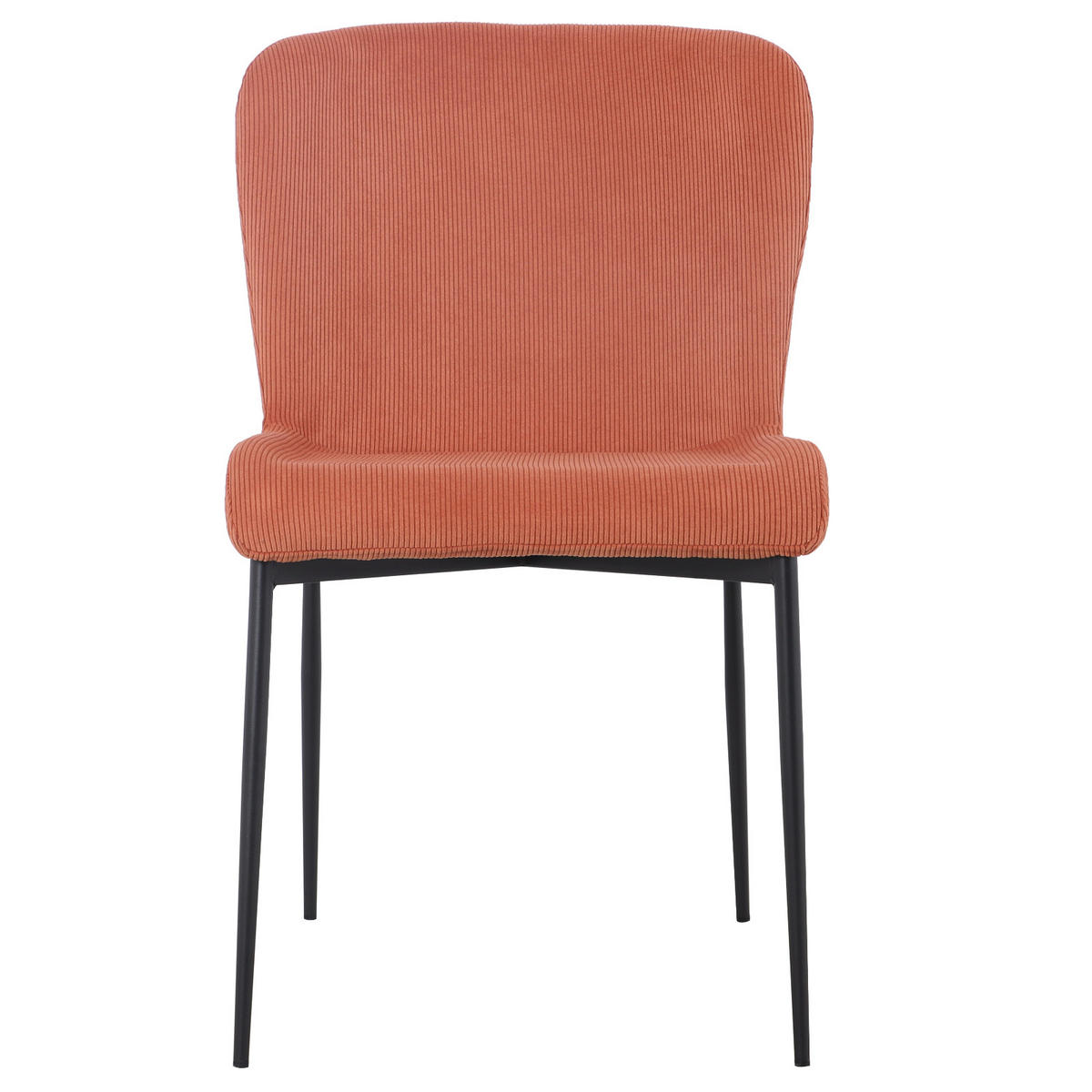 ESSZIMMERSTÜHLE 2er Set FREDDIE Rostrot - Rot, Textil (48/83/56cm) - SVITA