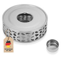 TEEKANNEN Stövchen - Silberfarben, Metall (15.5/5cm) - Intirilife
