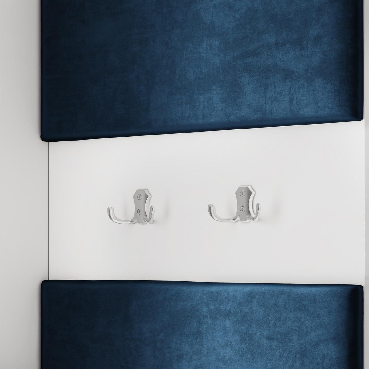 GARDEROBENSCHRANK VIRA 95/181/51 cm Modern Garderobe-Set Kaschmir - Kaschmir/Blau, Holzwerkstoff (95/181/51cm) - MASSENO