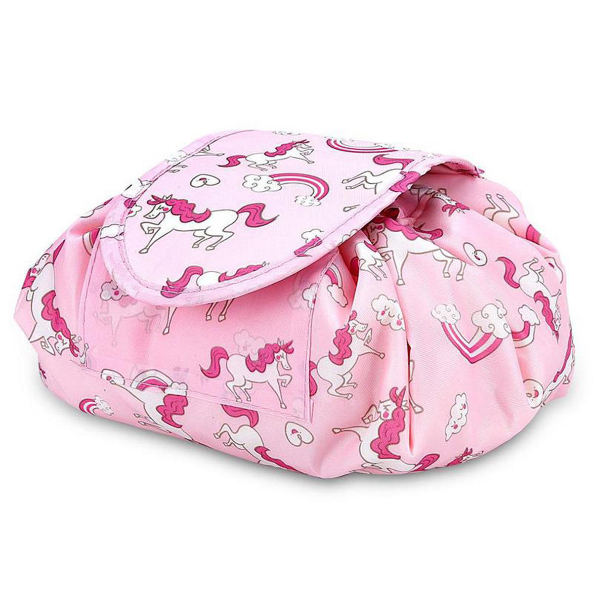 KOSMETIKTASCHE mit Reißverschlussfächern - Rosa, Kunststoff (54/62cm) - Intirilife