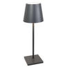 AKKULEUCHTE Poldina L desk Dunkelgrau - Dunkelgrau, Metall (8.25/8.25/49.7cm) - click-licht