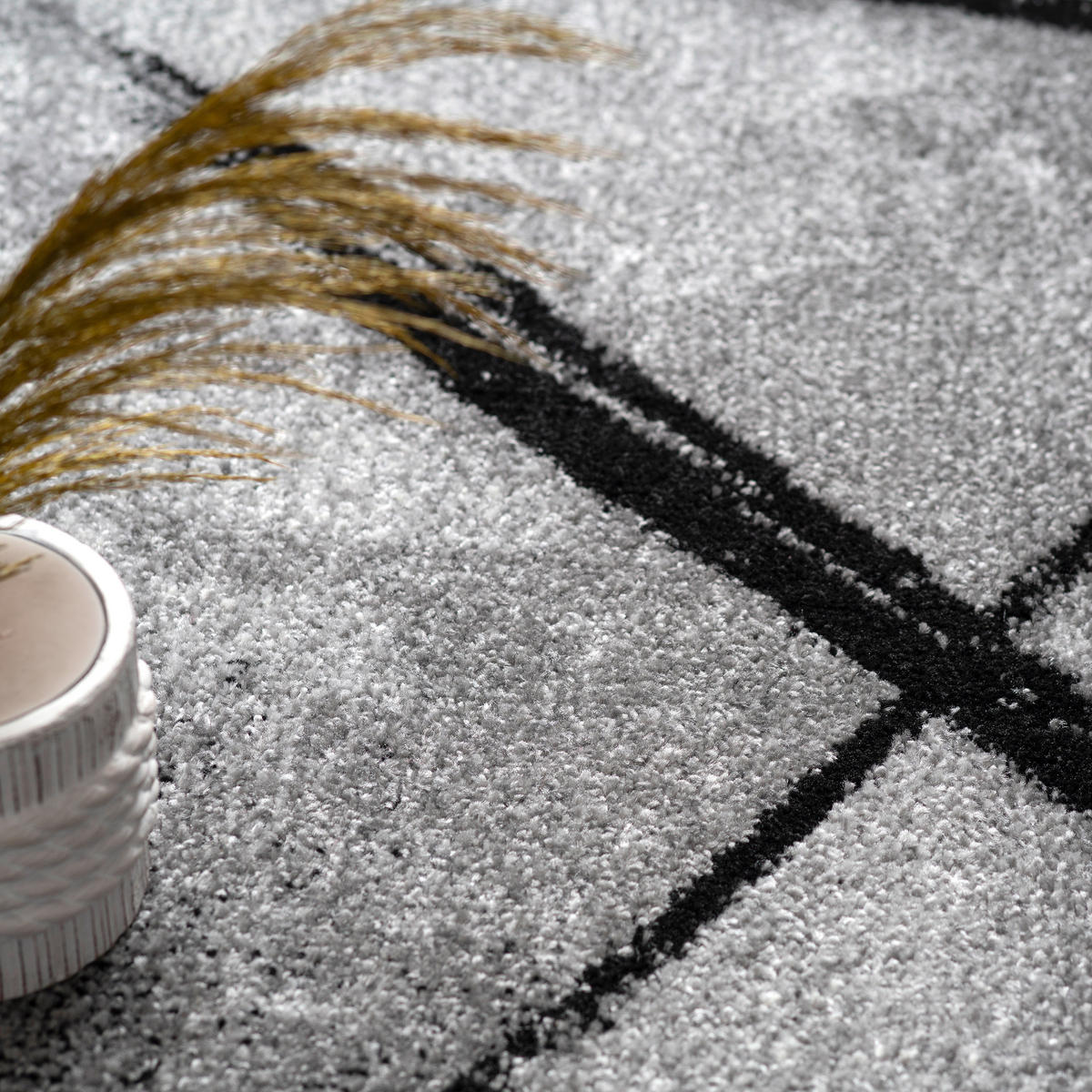 KURZFLORTEPPICH 60/100 cm Mondial 113 - Grau, Textil (60/100cm) - Paco Home