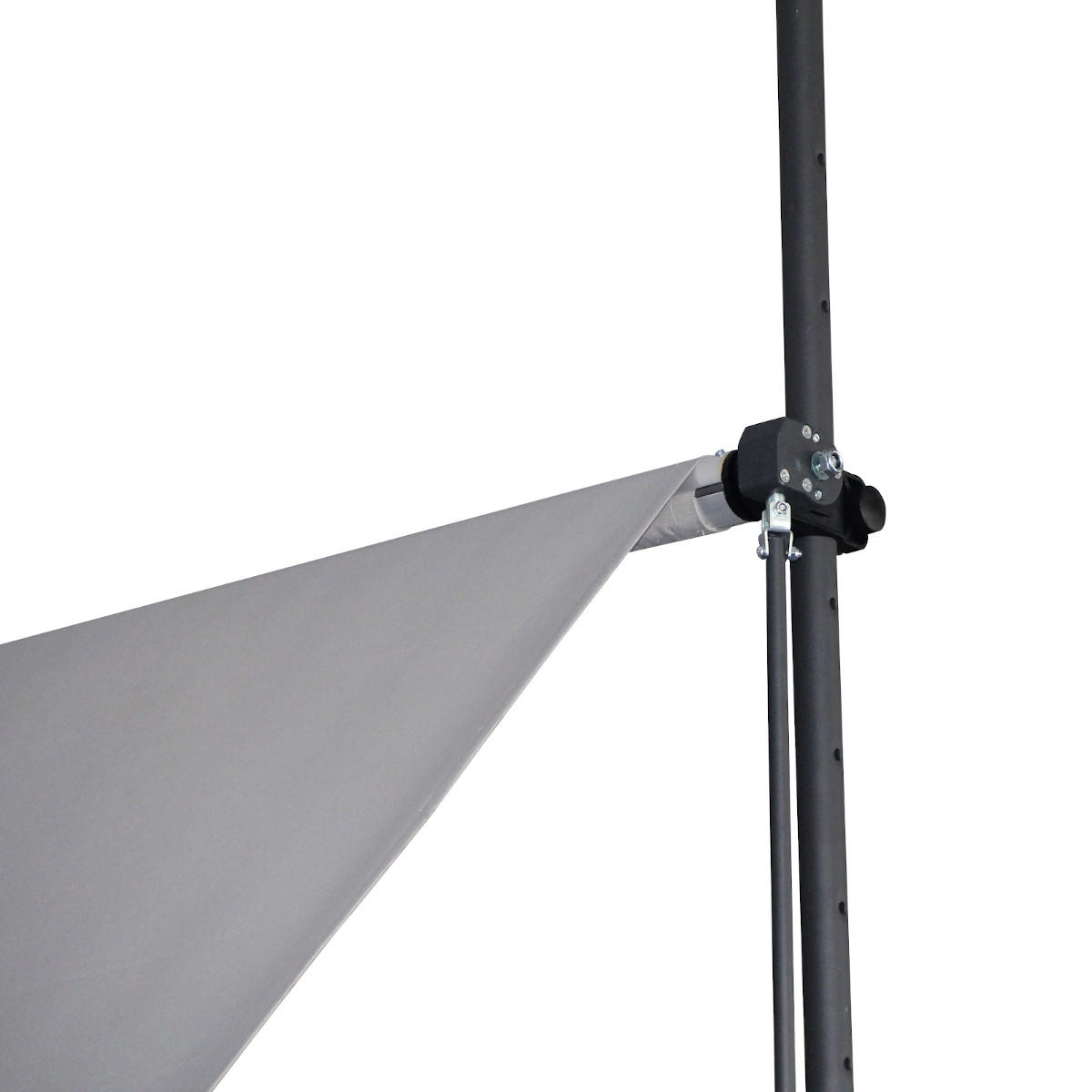 KLEMMMARKISE 150 x 200 cm Hellgrau - Hellgrau, Kunststoff (200/300/120cm) - SVITA