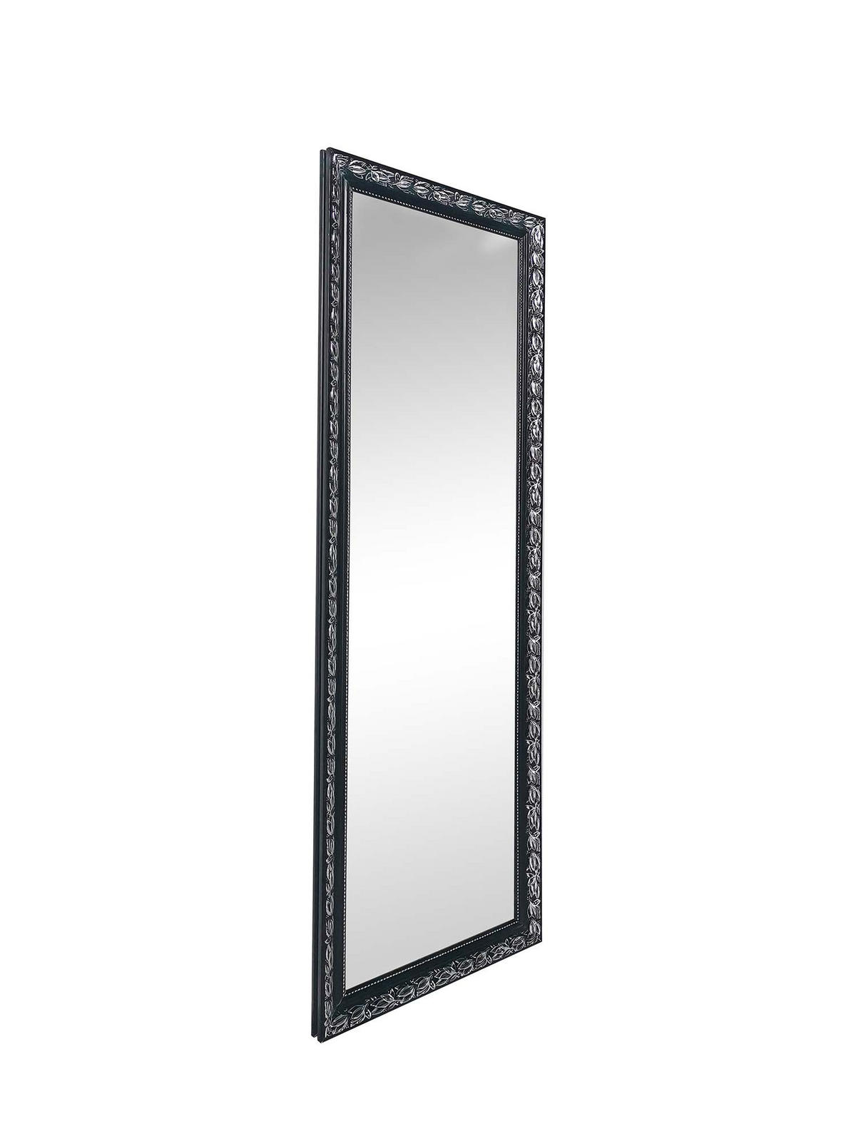 WANDSPIEGEL Tanja Schwarz-Silber - 50 x 150cm - Schwarz, Holz (50/150/3cm) - Niermann