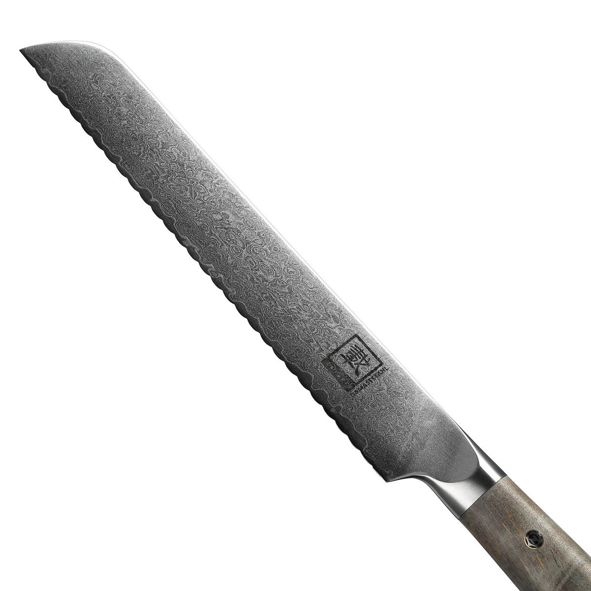 BROTMESSER 20 cm - Ahornfarben, Holz/Metall (33cm) - Zayiko