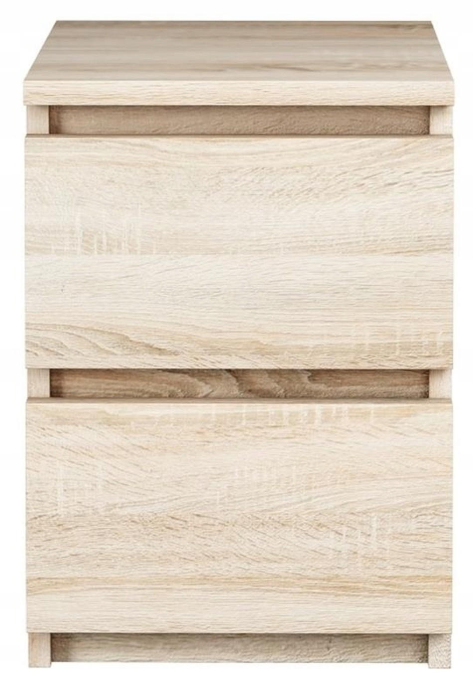NACHTTISCH EX3 mit 2 Schubladen Sonoma Eiche 30/30/42 cm - Sonoma Eiche, Holzwerkstoff (30/42/30cm) - Matkam Möbel