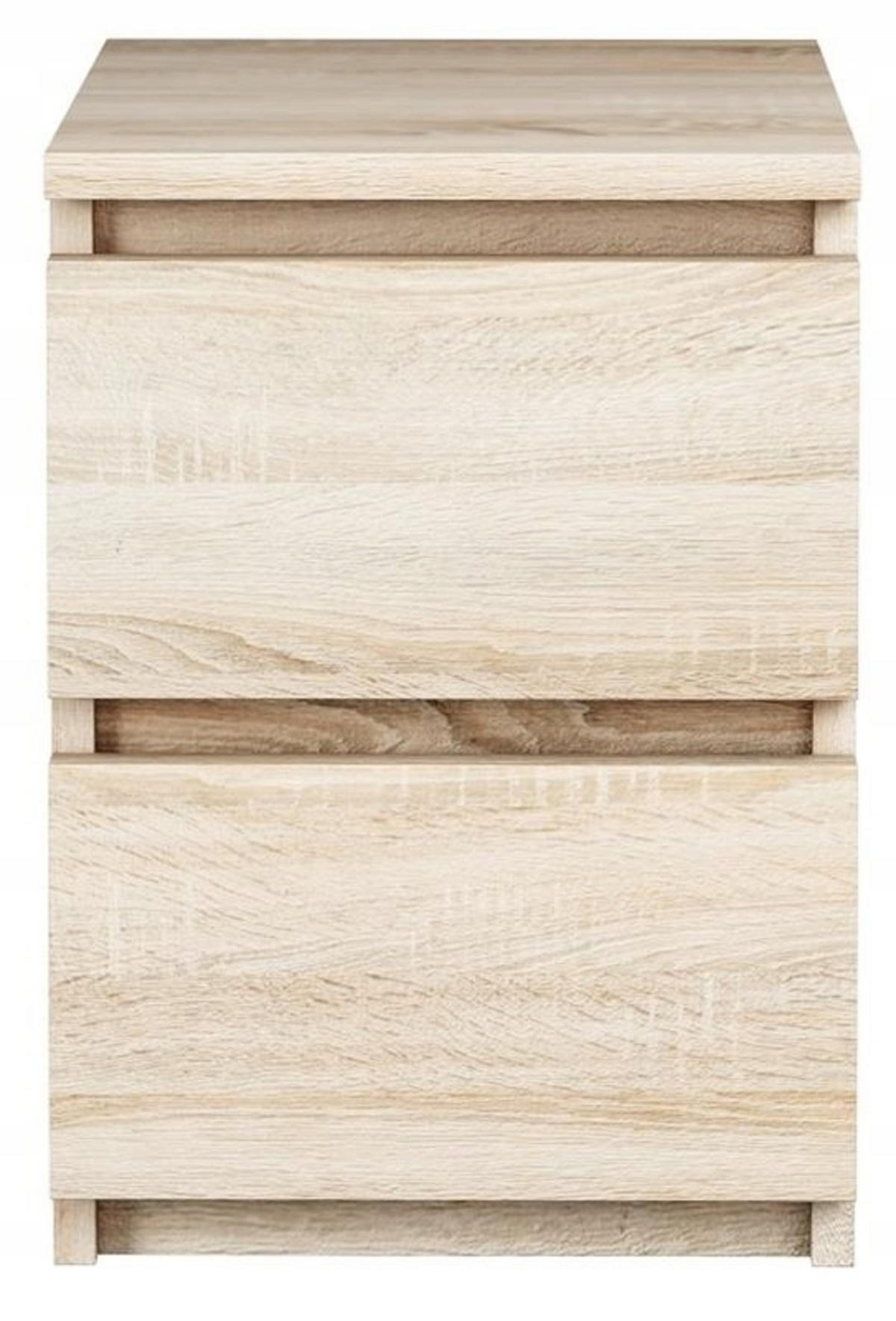 NACHTTISCH EX3 mit 2 Schubladen Sonoma Eiche 30/30/42 cm - Sonoma Eiche, Holzwerkstoff (30/42/30cm) - Matkam Möbel
