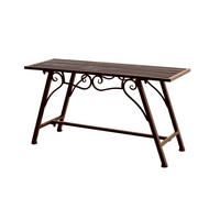 GARTENBANK Metall Braun 83/27/45 cm - Braun, Metall (83/45/27cm) - DanDiBo