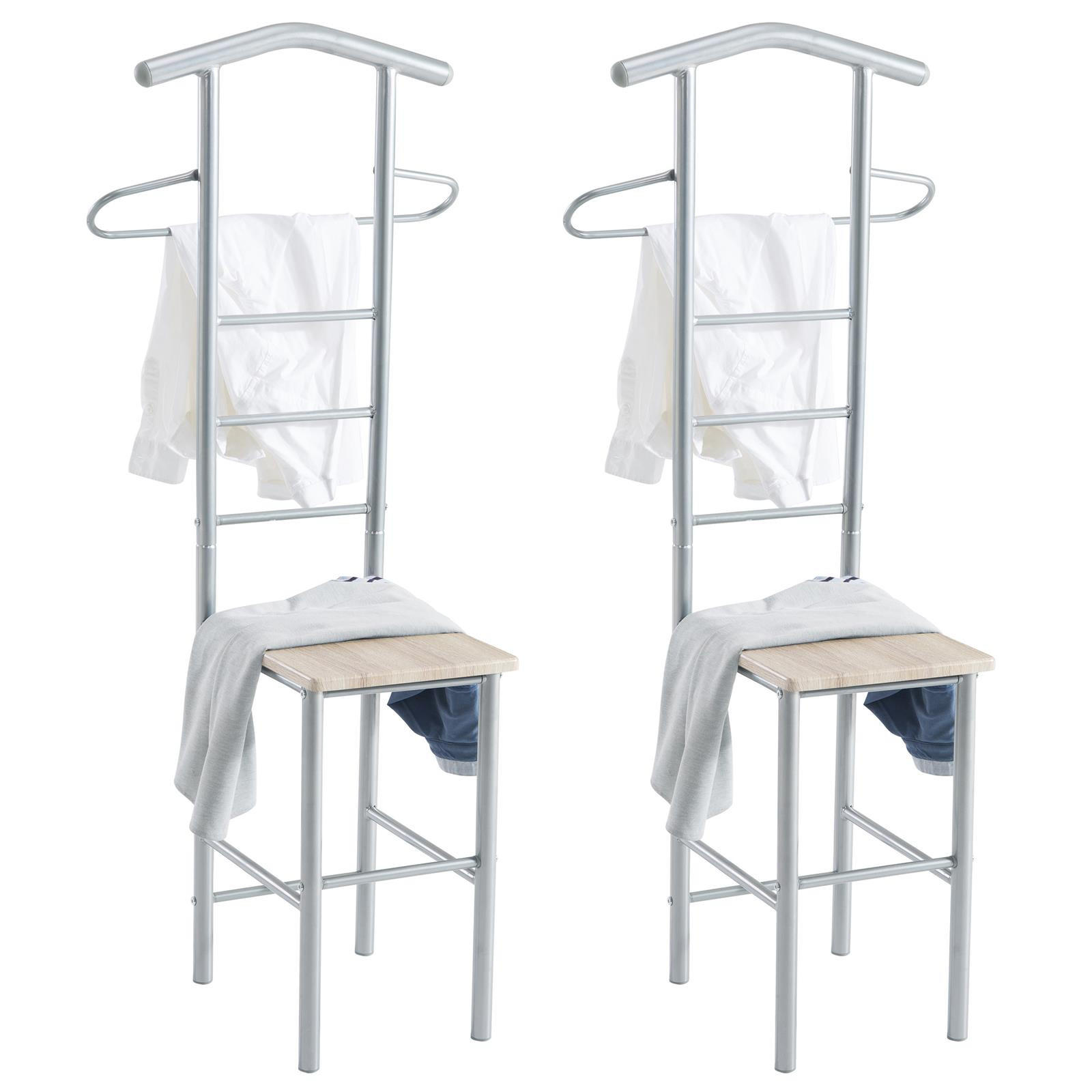 HERRENDIENER JIVO 2ER-SET - Sonoma Eiche, Metall (53/121/47cm) - CARO-Möbel
