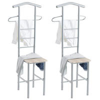 HERRENDIENER JIVO 2ER-SET - Sonoma Eiche, Metall (53/121/47cm) - CARO-Möbel
