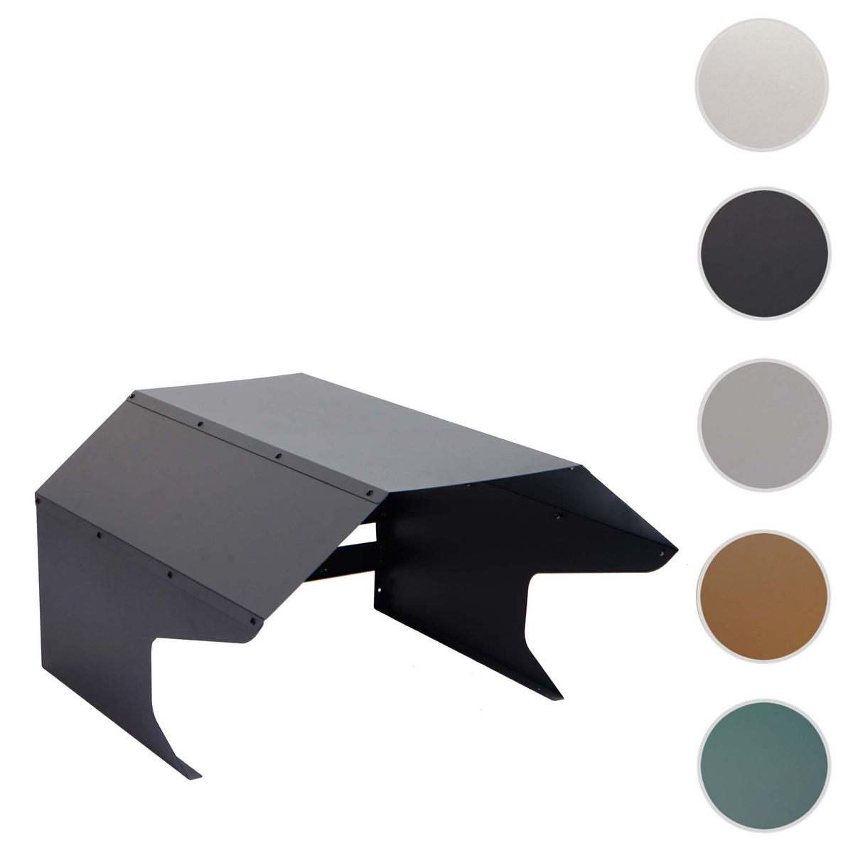 MÄHROBOTER-GARAGE Anthrazit - Anthrazit, Metall (60/41/70cm) - MCW