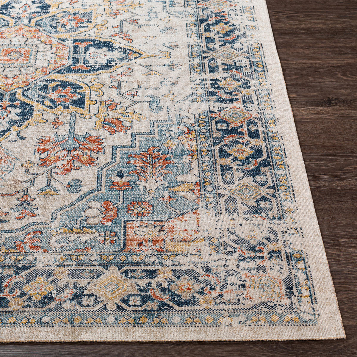 VINTAGE-TEPPICH 200/275 cm Dunkelblau - Dunkelblau, Kunststoff/Textil (200/275cm) - LIVABLISS