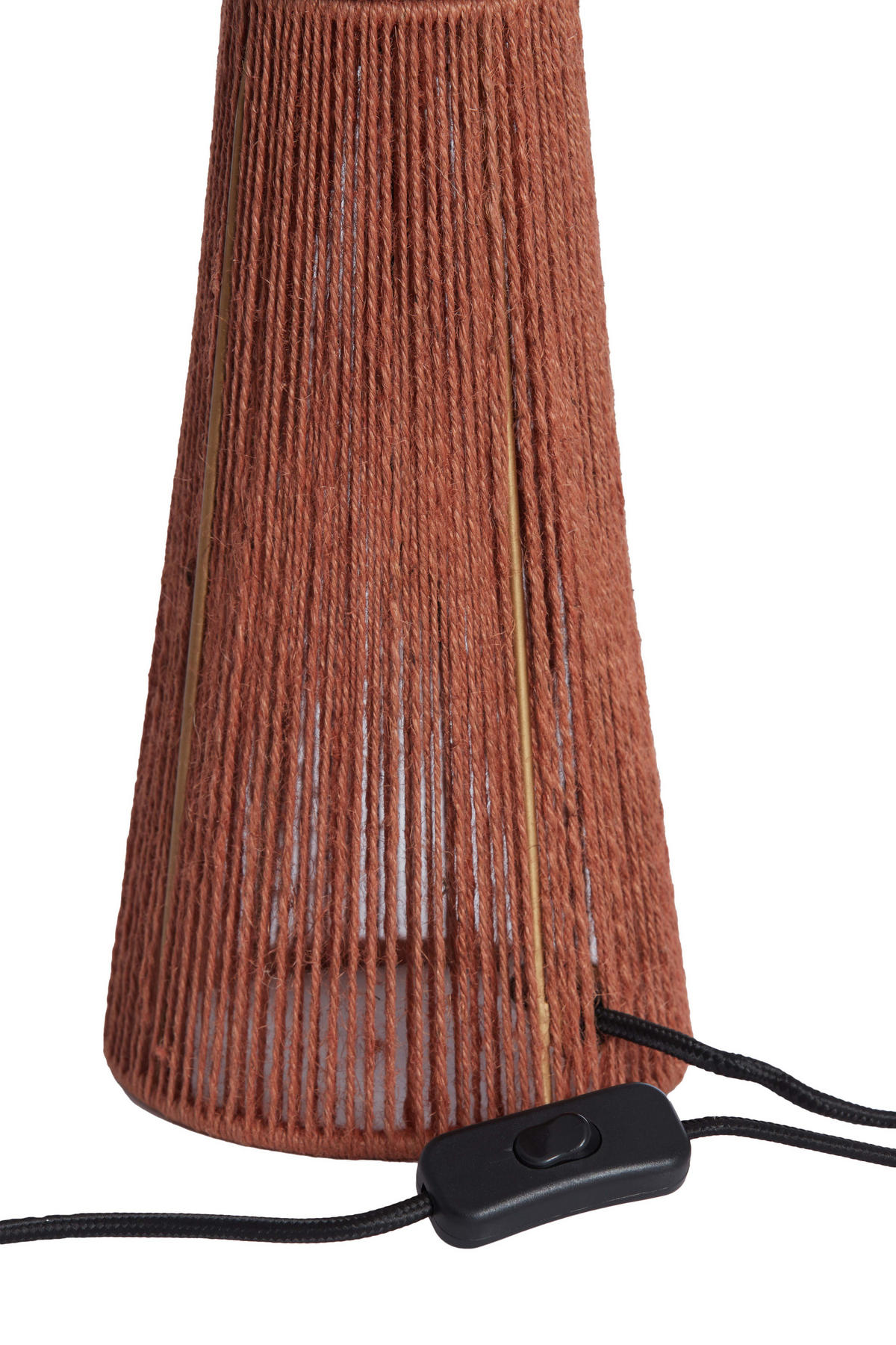TISCHLAMPE Fugia Rot Ø36/57 cm - Rot, Textil (36/36/57cm) - Light & Living