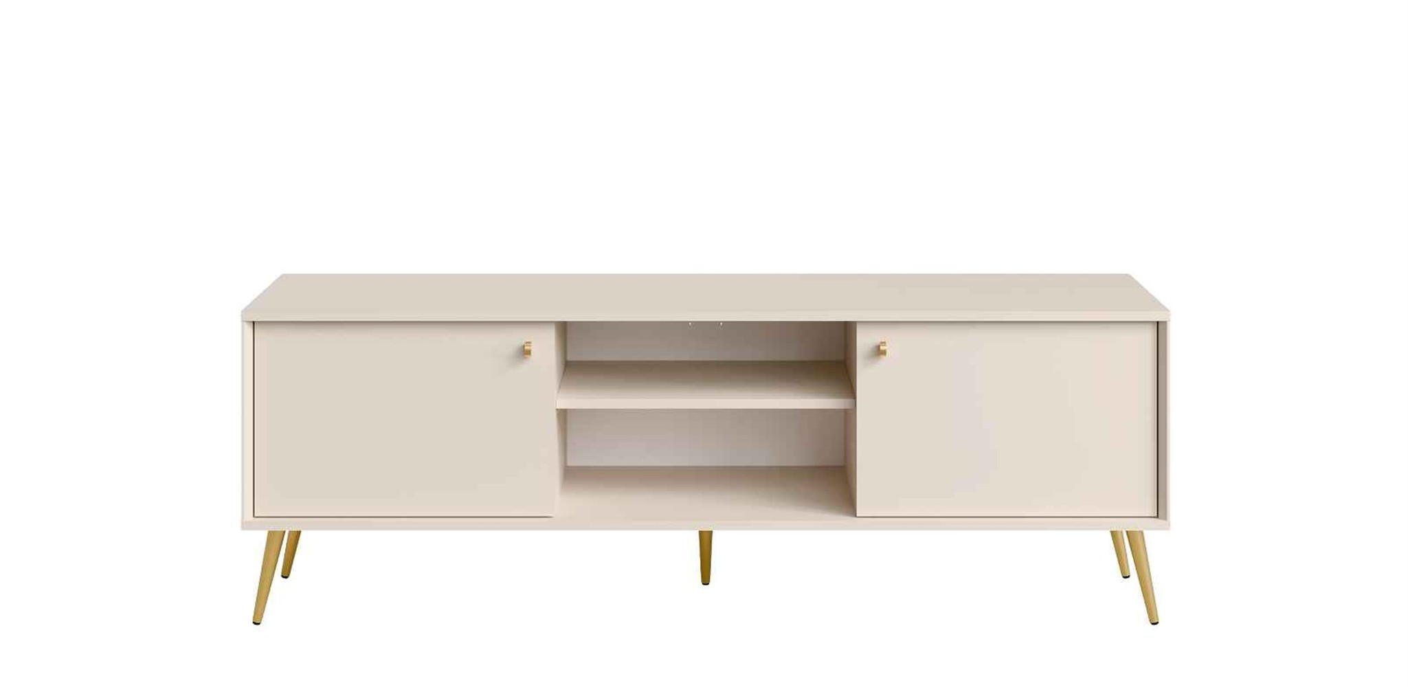 LOWBOARD SFERA 156,2/54,8/40,5 cm, Beige - Beige, Holzwerkstoff (156.2/54.8/40.5cm) - MASSENO