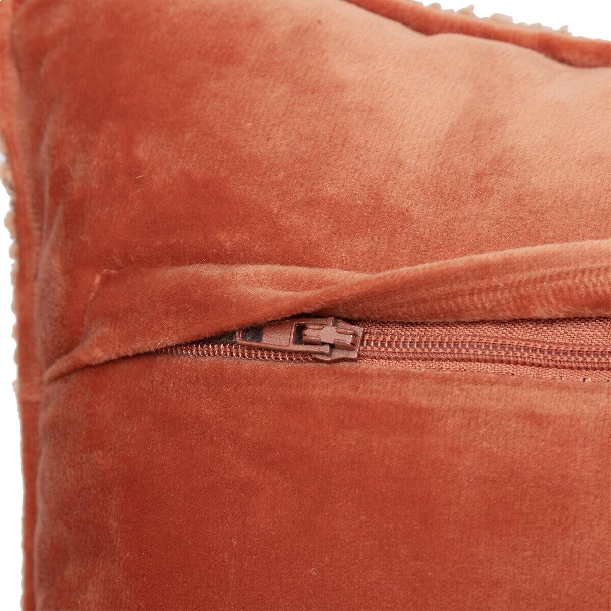 DEKOKISSEN Bouclé Soana 30/50 cm - Terra cotta, Textil (50cm) - Atmosphera Createur d´interieur
