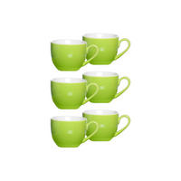 ESPRESSOTASSEN Doppio Grün 80 ml 6er Set - Grün, Keramik (0.08L) - Ritzenhoff Breker