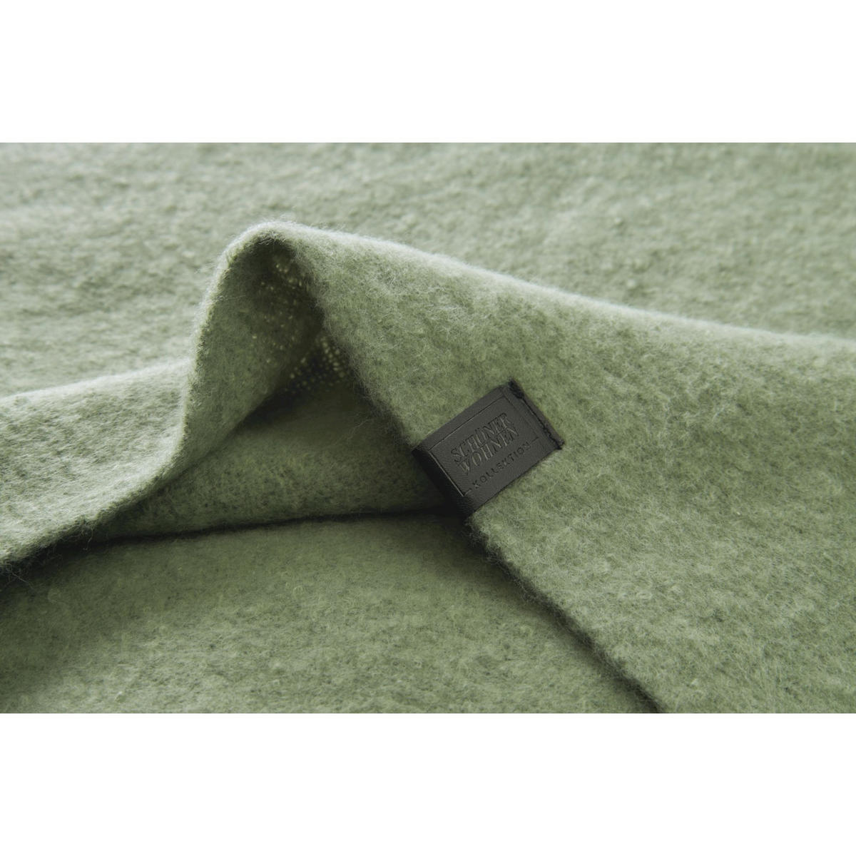 PLAID PLENTY - Grün, Textil (140/200cm) - Schöner Wohnen