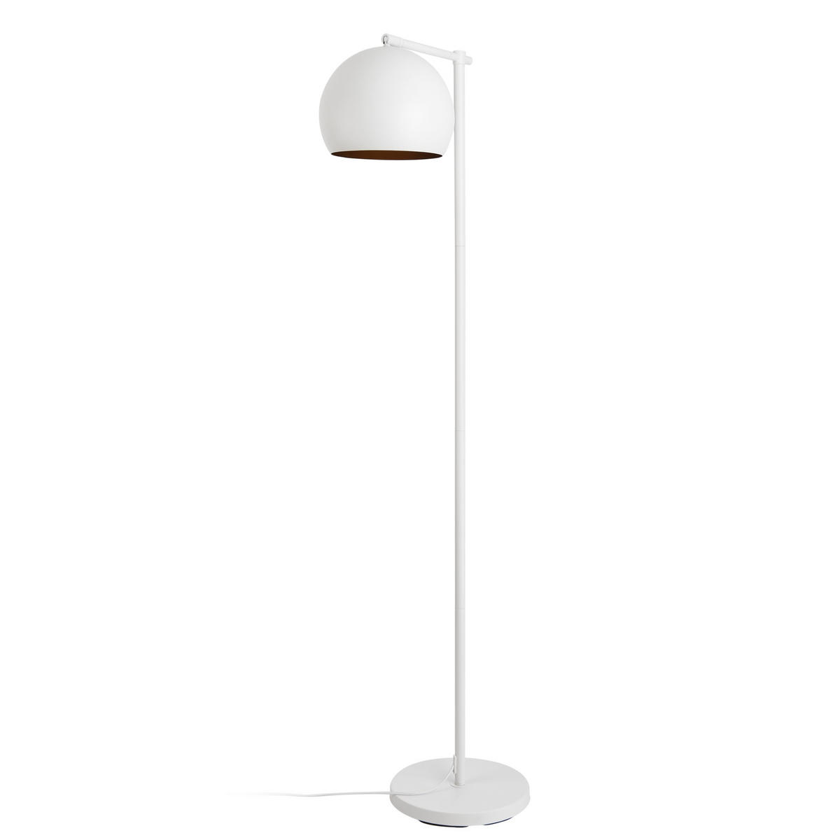 STEHLEUCHTE Skiptvet - Weiß, Metall (30/30/156cm) - lux.pro
