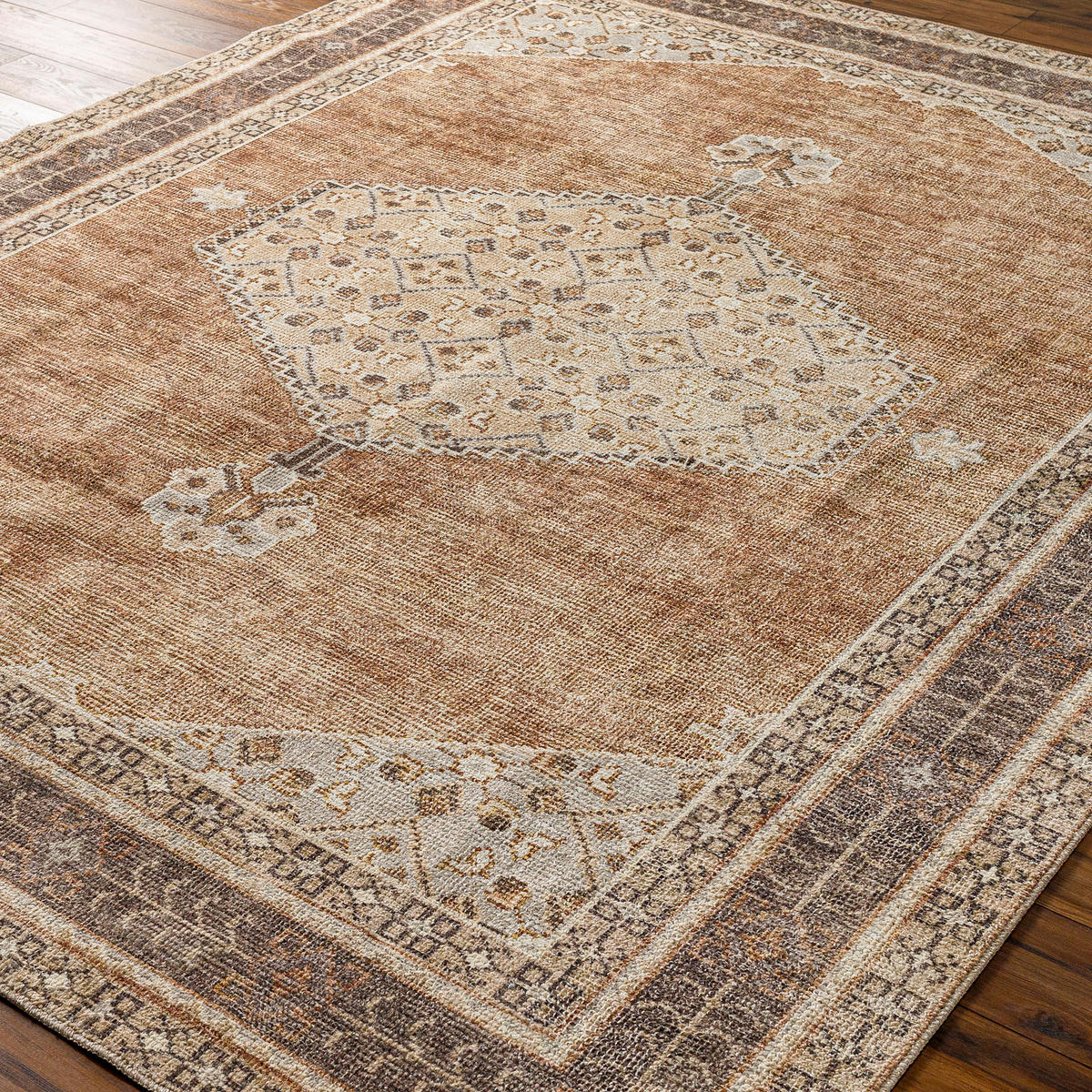 VINTAGE-TEPPICH 200/275 cm Zimt - Braun, Textil (200/275cm) - LIVABLISS