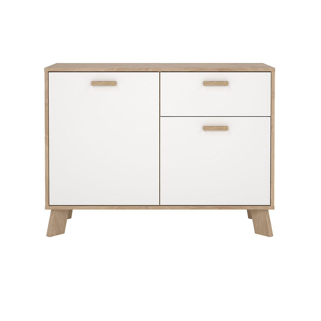 SIDEBOARD, Ikast, Eiche, Holzwerkstoff, 99 x 40 x 73 cm - Eichefarben, Holzwerkstoff (99/73/40cm) - ebuy24