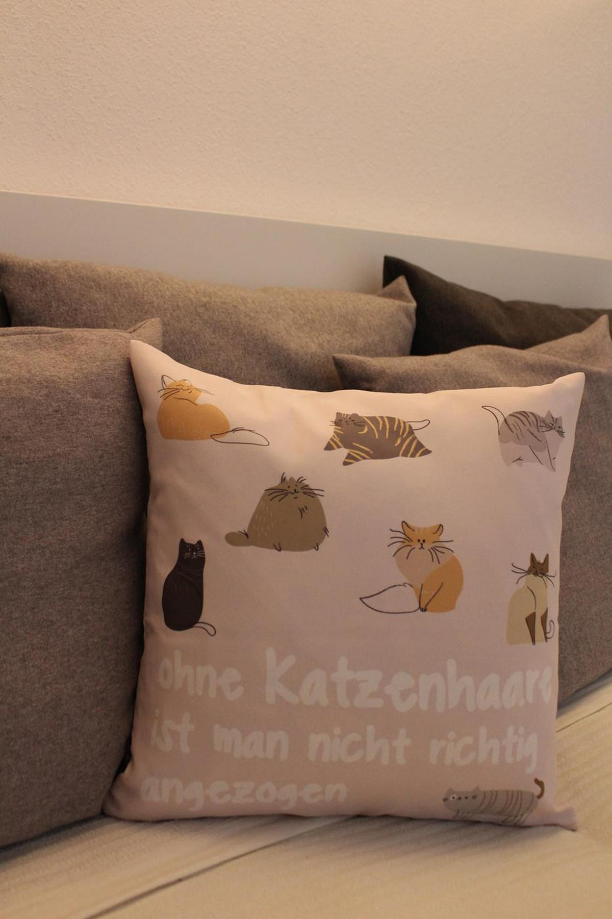 KISSENHÜLLE TIERISCH - Hellrosa, Textil (45/45cm) - Magma Heimtexx