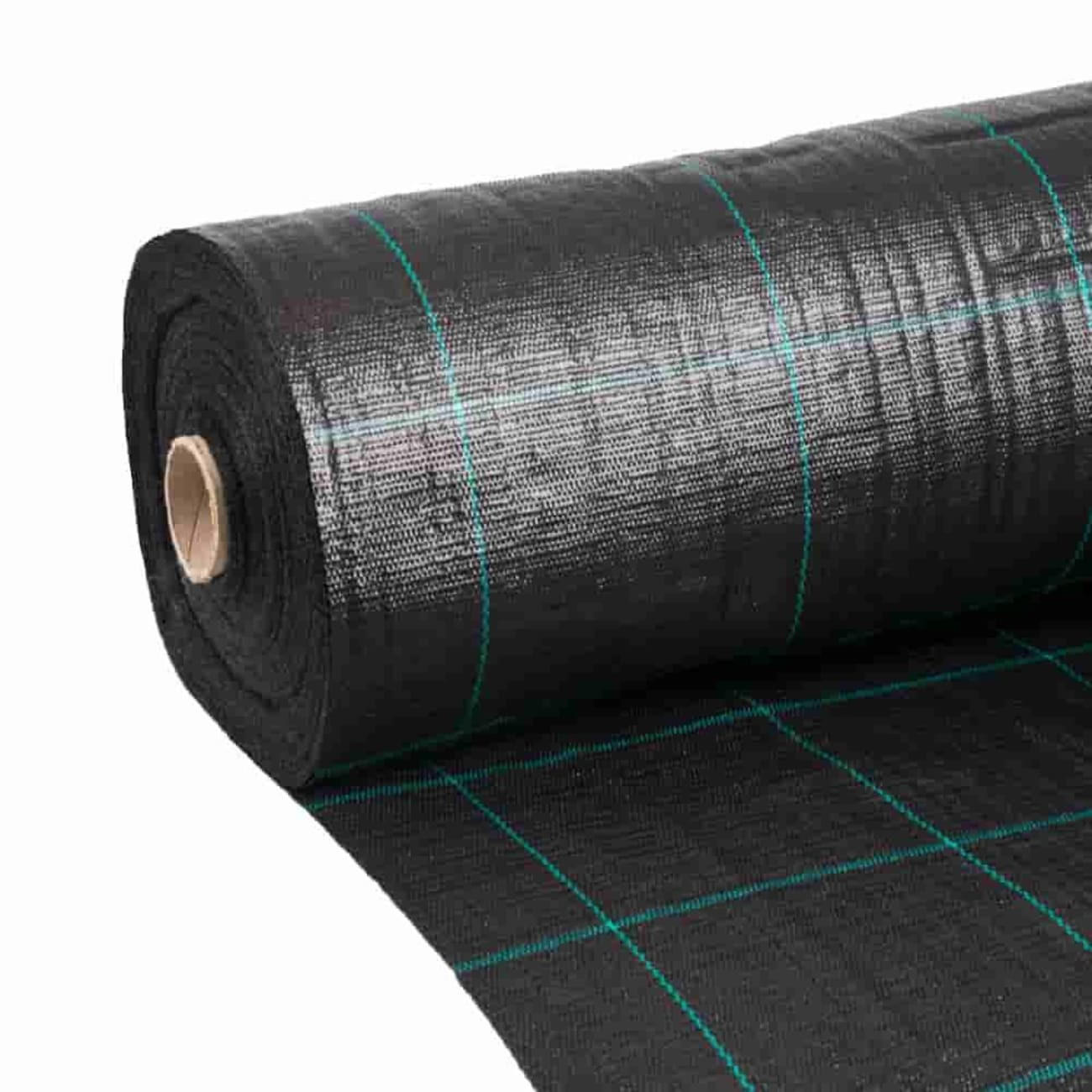 UNKRAUTVLIES, robust, schwarz, 1,5m x 1m, 100g/m² - Schwarz, Kunststoff (150/1/100cm) - BONI-SHOP