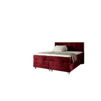 BOXSPRINGBETT Elektrisch Henry - Rot, Holzwerkstoff/Textil (180/200cm) - Fun Möbel