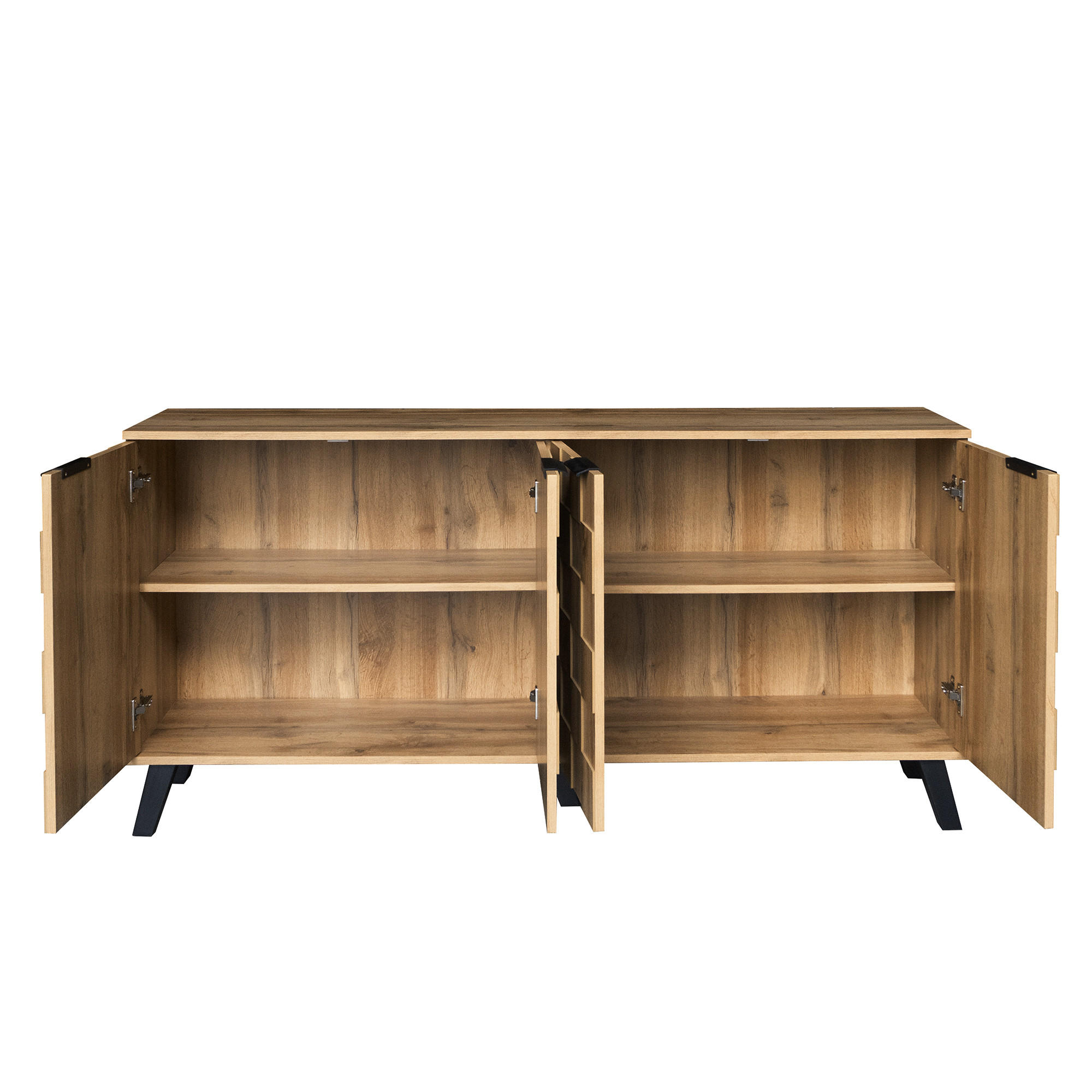 SIDEBOARD Braun 160,5/35,5/78 cm - Braun, Holzwerkstoff (35.5/78/160.5cm) - Urban Meuble