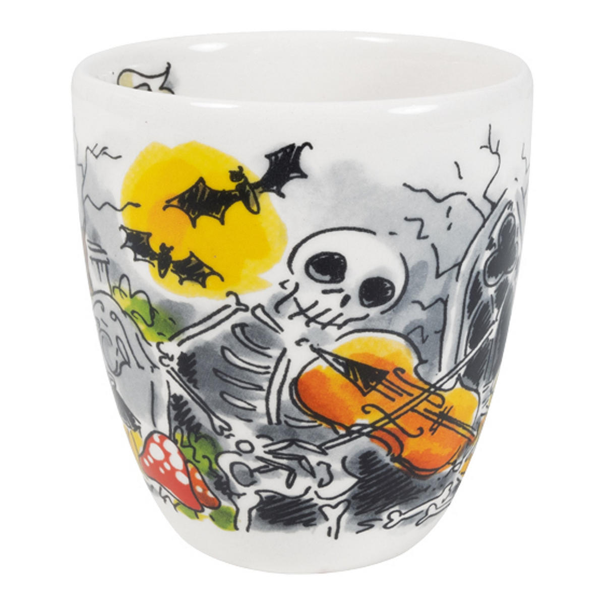 MINI-BECHER Danse Macabre in Bunt - 200 ml - Multicolor, Keramik (0.2L) - Blond Amsterdam