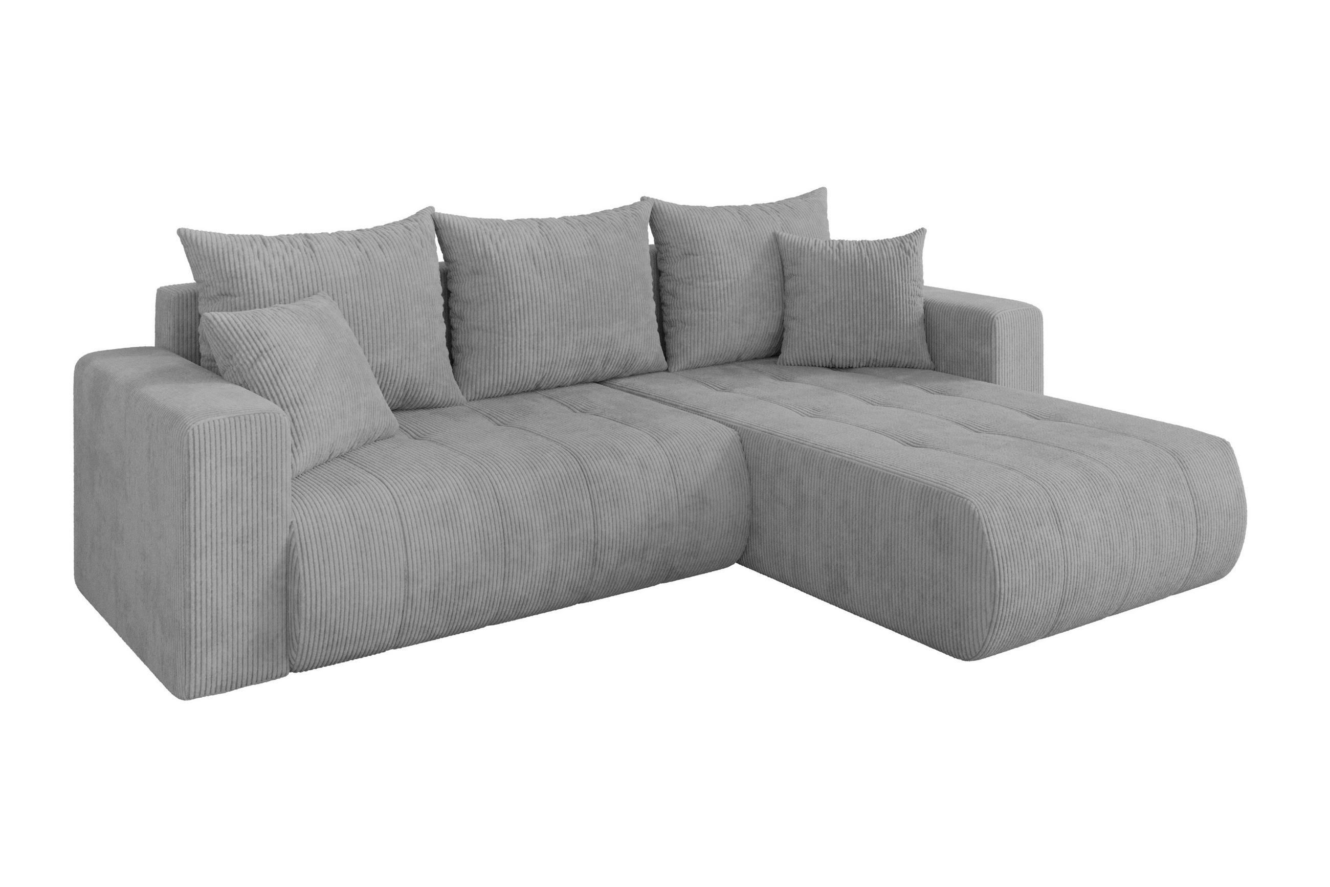 Altdecor Ecksofa Grau 277x194 cm