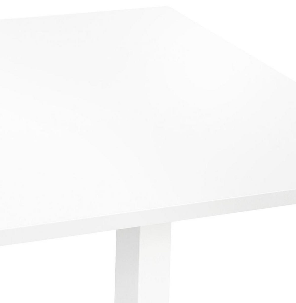 SCHREIBTISCH Höhenverstellbar Ergonomisch Design PELANO, Weiß 140x70x86,2 cm - Weiß, Holz/Metall (70/140/86cm) - KADIMA DESIGN