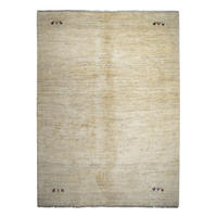 GABBEH-TEPPICH handgeknüpft Beige 242/177 cm Schurwolle - Beige, Textil (177/242cm) - Looma