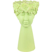 PFLANZFIGUR Flora limettengrün - Grün, Kunststoff (21/33/20cm) - FURNARO