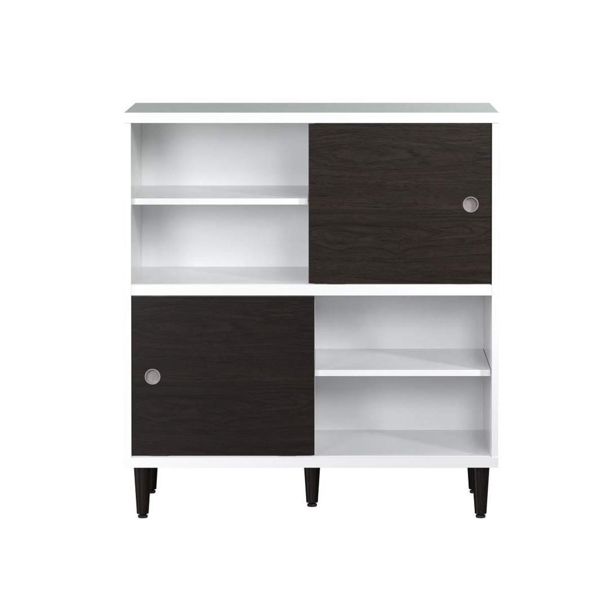 REGAL weiß - Weiß, Holzwerkstoff (90/99/38cm) - ebuy24