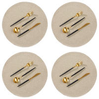 PLATZSETS (4er-Set) Ambiente - Goldfarben, Kunststoff (38/38cm) - Butlers