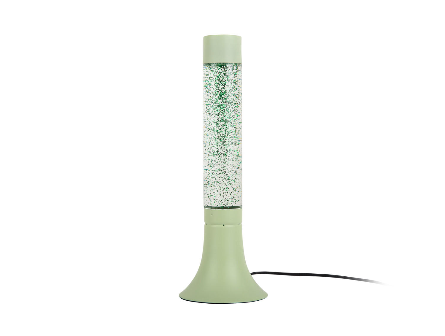 TISCHLAMPE Astro Glitter 13/13/37 cm - Grün, Glas (13/13/37cm) - Leitmotiv