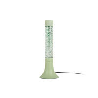 TISCHLAMPE Astro Glitter 13/13/37 cm - Grün, Glas (13/13/37cm) - Leitmotiv